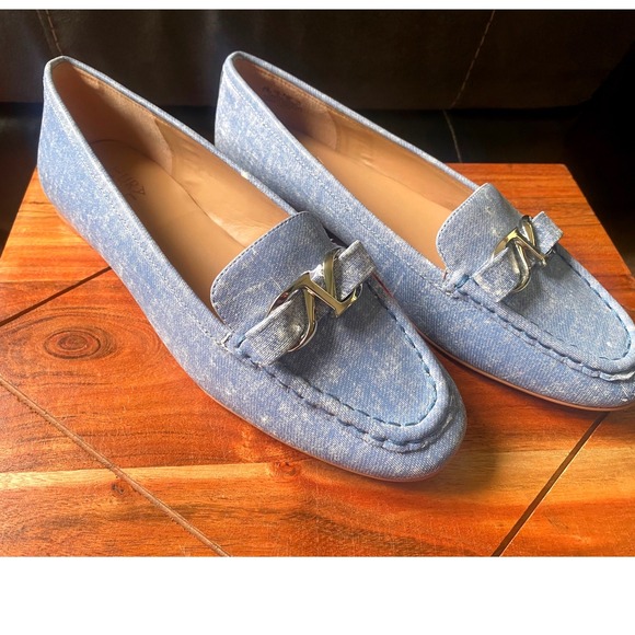 Naturalizer Aliz Loafers Denim Blue Slip On Comfort Casual Shoes 8.5 - Picture 3 of 15